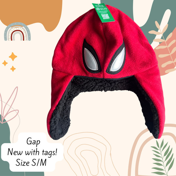 Gap x Marvel Spiderman Trapper winter hat - Picture 1 of 5